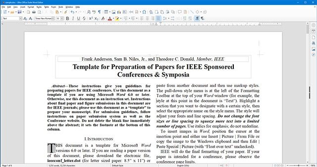 Giao diện Ultra Office Suite