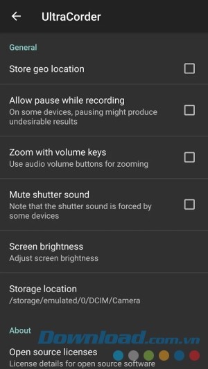 UltraCorder cho Android rất dễ sử dụng