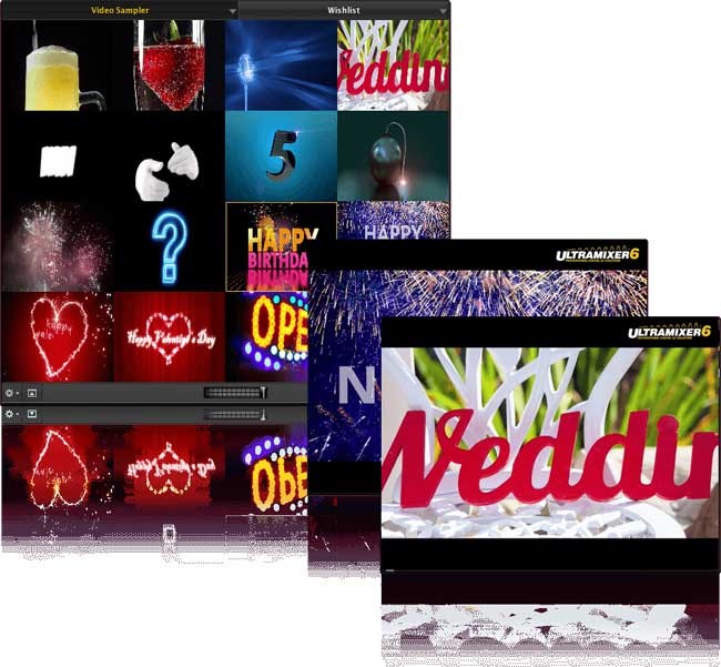 UltraMixer có nhiều mẫu hiệu ứng đẹp