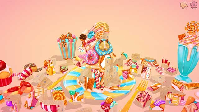 Mỗi câu đố là một thế giới bình yên với hình ảnh dễ thương