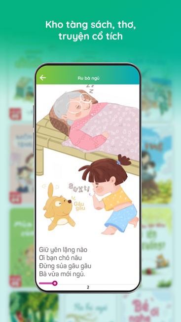 Kho tàng sách, thơ, truyện cổ tích