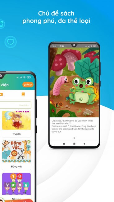 Chủ đề sách phong phú