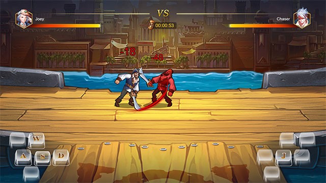 Chiến đấu với những tên cướp biển khác trong game hải chiến Uncharted Ocean