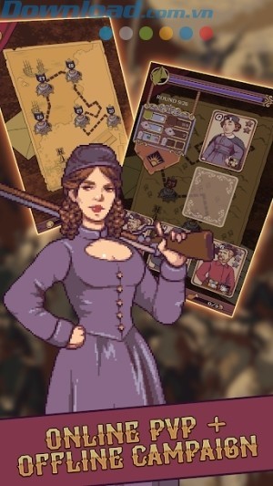 Chiến đấu PvP online hoặc chiến dịch PvE offline