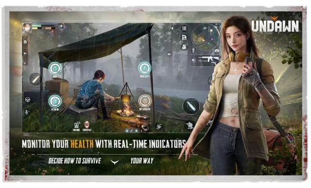 Kiểm soát sức khỏe của bạn trong môi trường sinh tồn khắc nghiệt của Undawn