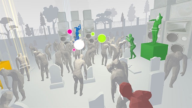 Điều khiển xác sống nhảy nhót trên giai điệu âm nhạc sôi nổi