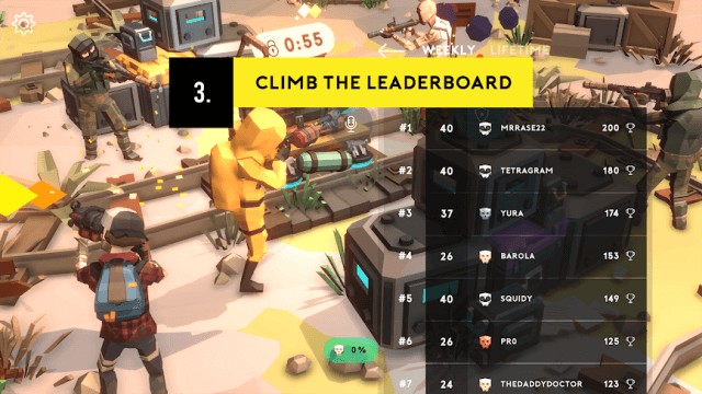 Hoàn thành nhiệm vụ và leo lên vị trí cao trên bảng xếp hạng