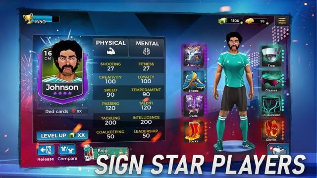 Ký hợp đồng với các chân sút ngôi sao