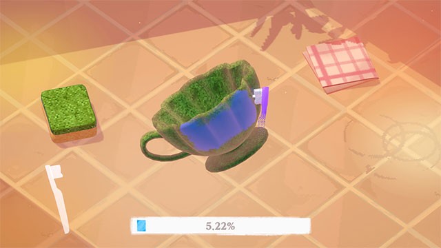 Sử dụng miếng bọt biển, bàn chải, tăm bông... để làm sạch và đưa món đồ trở lại trạng thái ban đầu