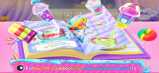Thực hiện theo hướng dẫn của cuốn sách nấu ăn để làm ra nhiều món tráng miệng hấp dẫn