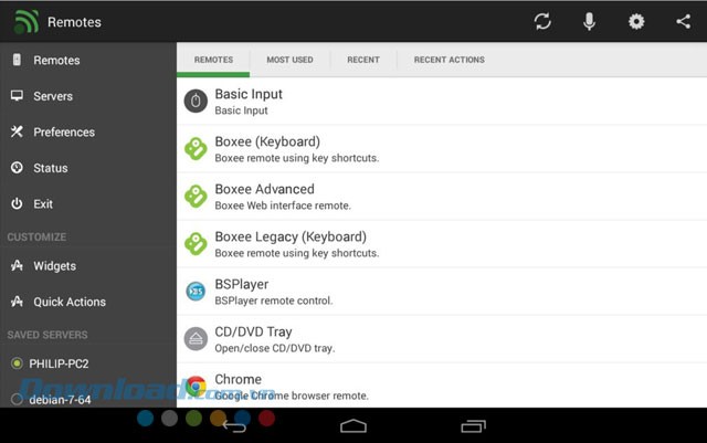 Điều khiển máy tính Linux bằng điện thoại