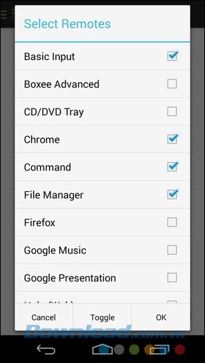 Các lựa chọn remote máy tính Linux