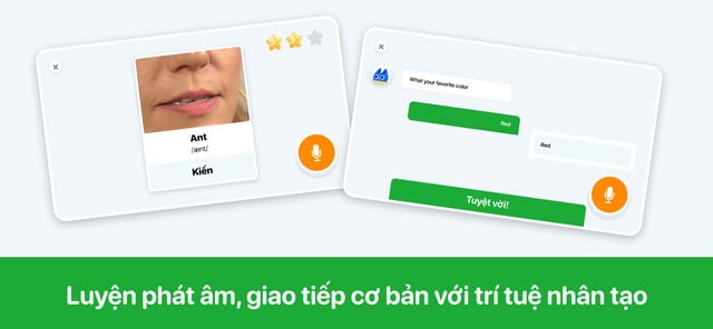 Luyện tập phát âm, giao tiếp với công nghệ trí tuệ nhân tạo AI