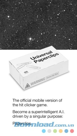 Game kinh doanh Universal Paperclips cho Android