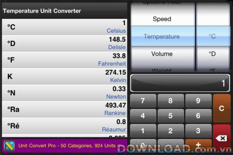 Universer Unit Converter Free HD for iOS