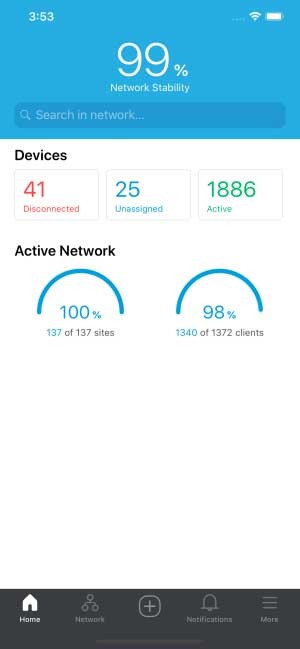 Xem trạng thái kết nối mạng