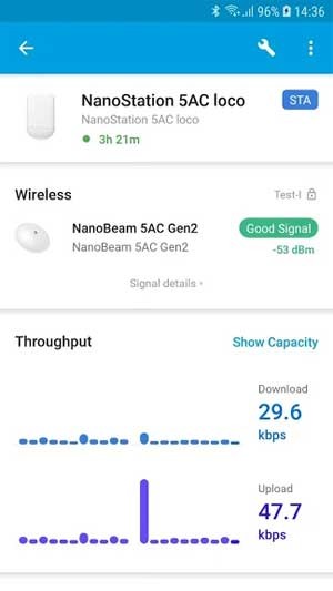 UNMS Mobile có thể sử dụng ở chế độ độc lập