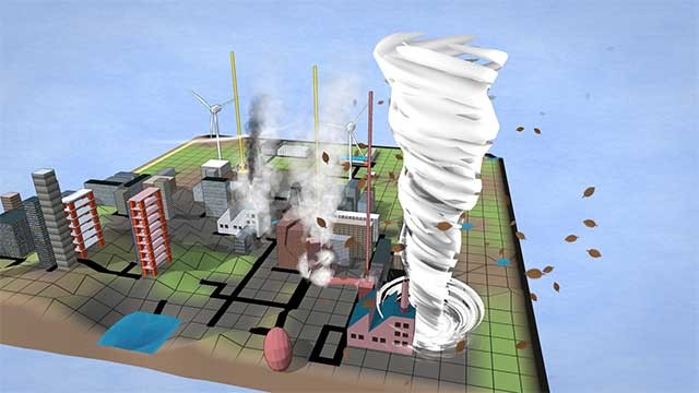 Phá hủy các thành phố bằng cách sử dụng vũ khí là thảm họa thiên nhiên