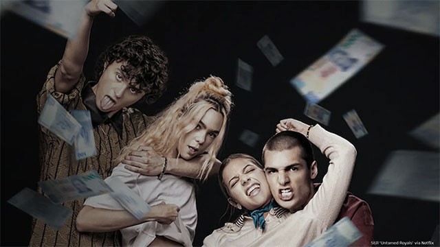 Poster phim tội phạm tuổi teen Untamed Royals - Hoàng tử hư hỏng trên Netflix tháng 8