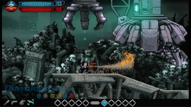 Sử dụng nhiều loại vũ khí trong game phiêu lưu đi cảnh Until I Have You