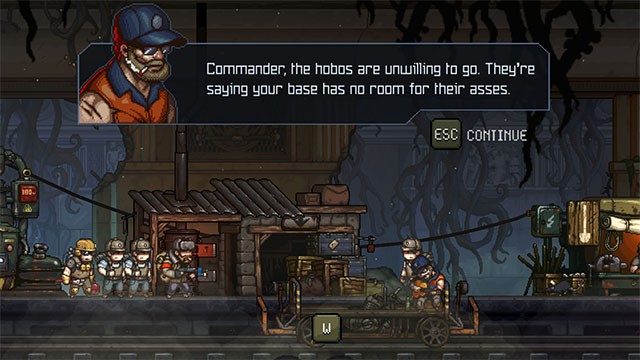 Di chuyển không ngừng và ra lệnh cho quân đội bảo vệ căn cứ trong game Until We Die