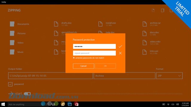 Bảo vệ file bằng mật khẩu