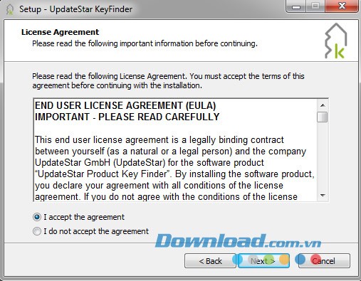 UpdateStar KeyFinder