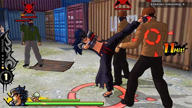 Mỗi đấu sĩ có đòn đánh kết hợp và các động tác kết liễu độc đáo