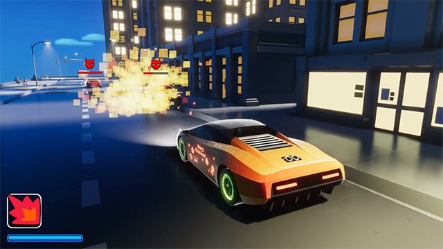 Kết hợp kỹ năng lái xe với chiến đấu để xóa sổ toàn bộ bot đang xâm chiếm Uptown