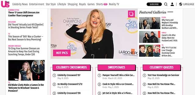 Us Weekly cung cấp hình ảnh và video độc quyền