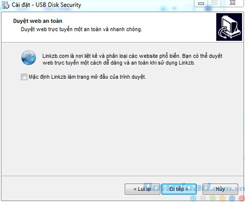 Cài đặt USB Disk Security