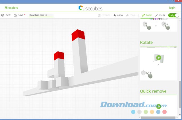 Xoay hình để xem từ nhiều góc độ