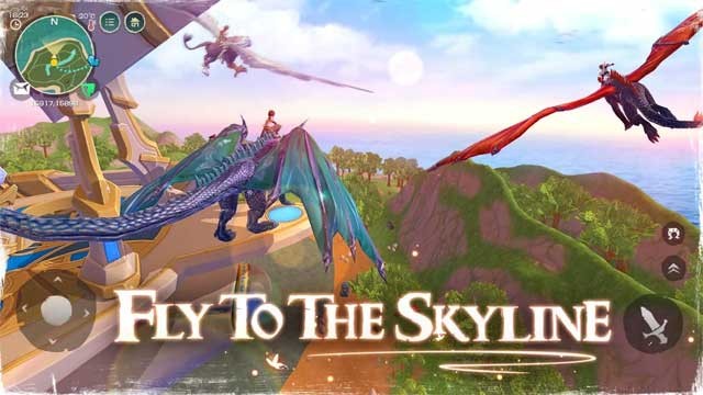 Cưỡi rồng và ngắm nhìn thế giới của Utopia: Origin từ trên cao