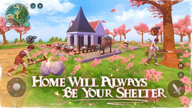 Xây dựng nhà để trú ẩn vào ban đêm