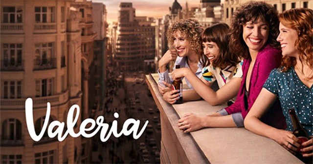 Poster phim Valeria - loạt phim hài lãng mạn Tây Ban Nha trên Netflix