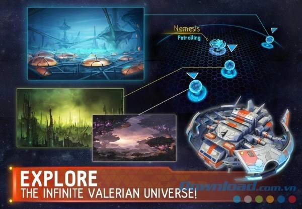 Khám phá vũ trụ kỳ diệu của Valerian: City of Alpha cho Android