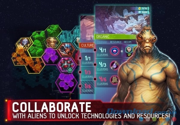 Hợp tác với người ngoài hành tinh chỉ có tại Valerian: City of Alpha cho Android