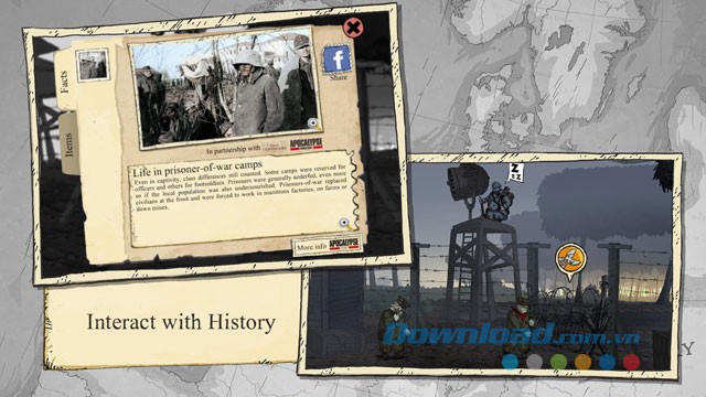 Tương tác với lịch sử Thế chiến I