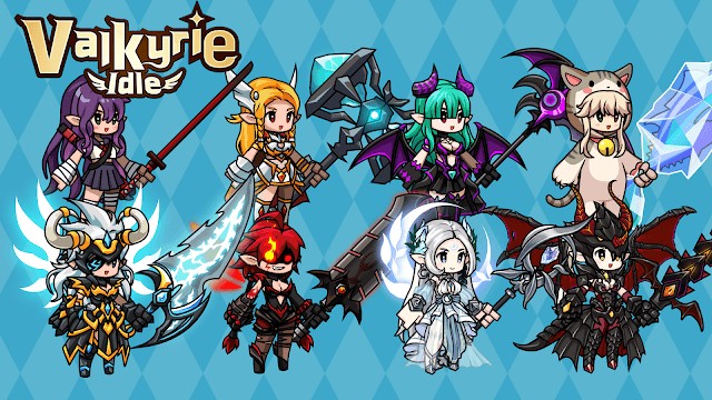 Chiêu mộ những nữ thần xinh đẹp để cùng bạn chiến đấu trong game Valkyrie Idle