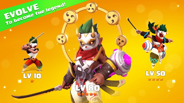 Tiến hóa để trở thành huyển thoại trong game Valor Legends: Idle RPG