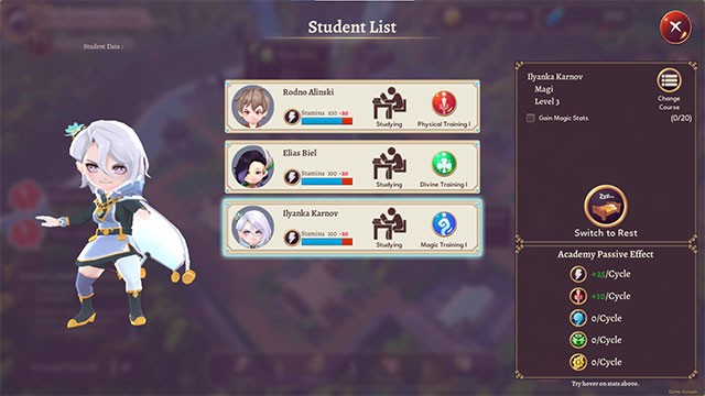 Kiểm soát danh sách học viên cũ và mới