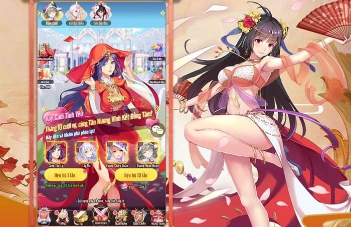 Mỹ nhân siêu hấp dẫn trong Vạn Giới Ma Thần