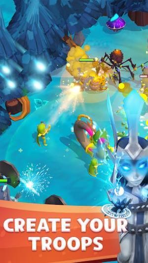 Xây dựng quân đội của bạn và sẵn sàng chiến đấu trong game Vanguard Battle Arena