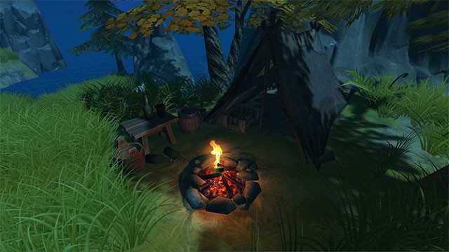 Thư giãn và ngắm trăng sau loạt nhiệm vụ chiến đấu căng thẳng