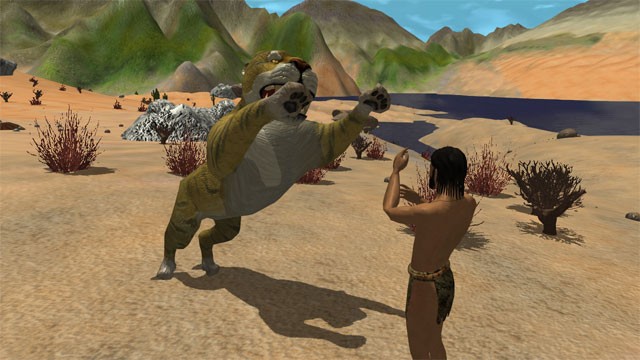 Săn bắn, hái lượm để tìm thức ăn