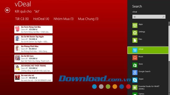 vDeal for Windows 8