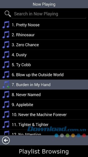 Truy cập kho nhạc trên máy tính bằng điện thoại