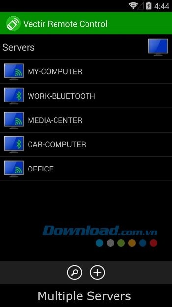 Hỗ trợ kết nối qua nhiều server