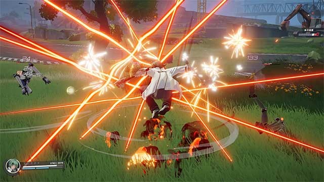 Game có bảy nhân vật có thể chơi và chuỗi buff có thể tùy chỉnh hoàn toàn