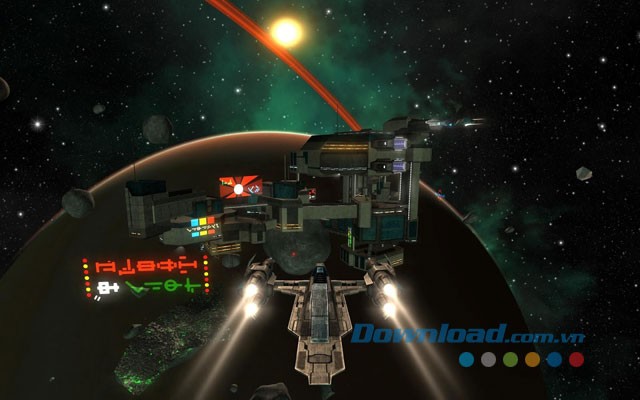 Giao diện chơi game Vendetta Online trên Android